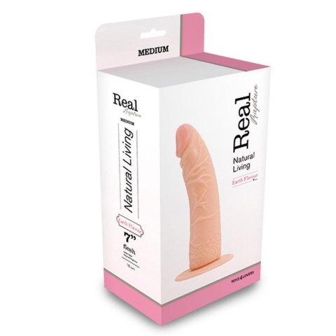 Dildo realistyczne Real Rapture 20 cm biały