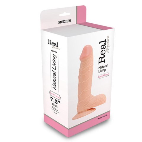 Dildo realistyczne Real Rapture PVC białe 21 5 cm