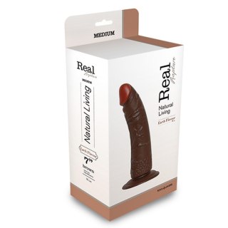 Dildo realistyczne Real Rapture PVC czarny 20 5 cm