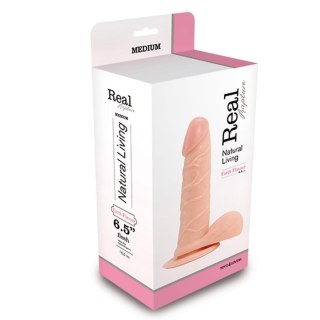 Dildo realistyczne Real Rapture biały 19 cm
