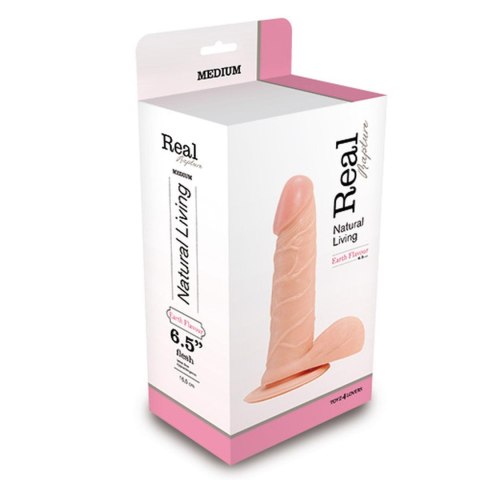 Dildo realistyczne Real Rapture biały 19 cm