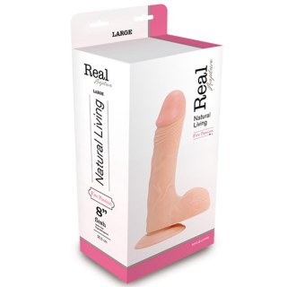 Dildo realistyczne Real Rapture biały 23 cm