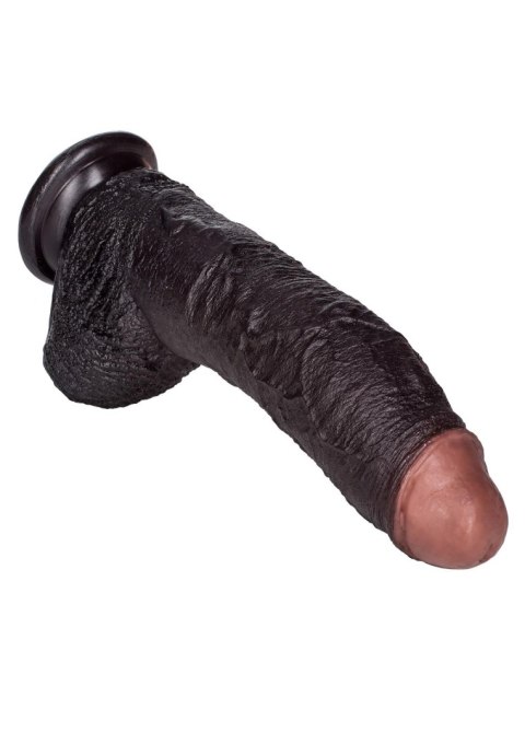 Dildo realistyczne wibrujące Sean Michaels brązowe 15 cm