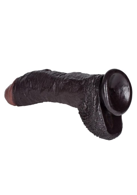 Dildo realistyczne wibrujące Sean Michaels brązowe 15 cm
