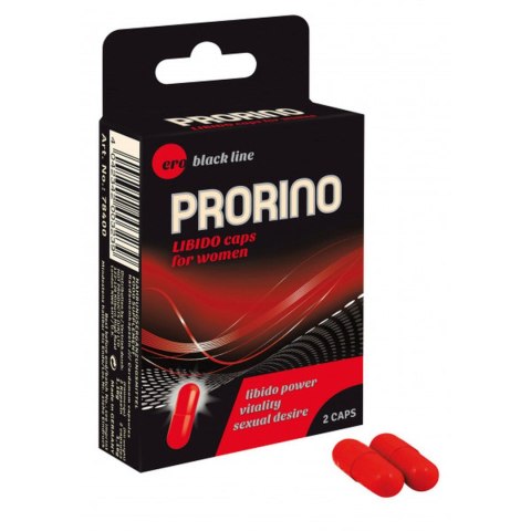Kapsułki Prorino dla kobiet black line 2 sztuki