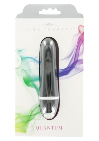 Mini wibrator bullet Quantum Vibe Therapy czarny 9 cm