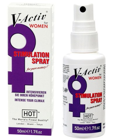 Spray stymulujący V-Activ dla kobiet Hot 50ml