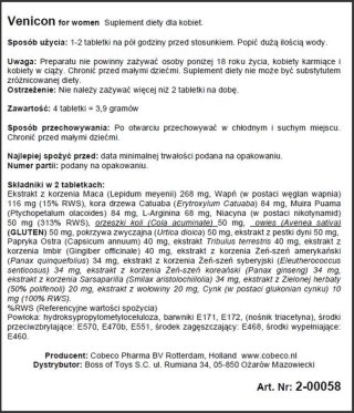 Tabletki Venicon dla kobiet