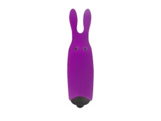 Wibrator króliczek Adrien Lastic fioletowy silikonowy 8,5 cm