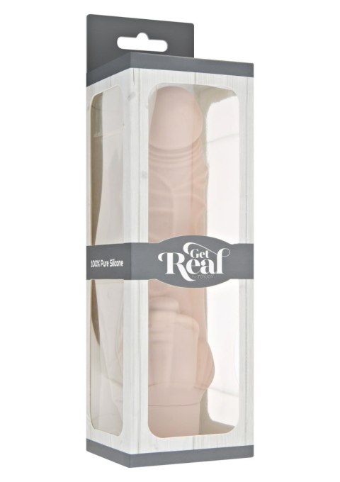 Wibrator silikonowy Classic Stim ToyJoy cielisty 22 cm