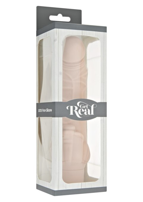 Wibrator silikonowy Classic Stim ToyJoy cielisty 22 cm