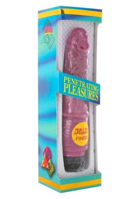 Wibrator żelowy realistyczny Seven Creations fioletowy 21 cm