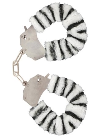 Kajdanki futrzane ToyJoy wielokolorowe