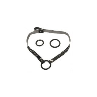 Knebel z otwartym pierścieniem Calexotics czarny 81 cm