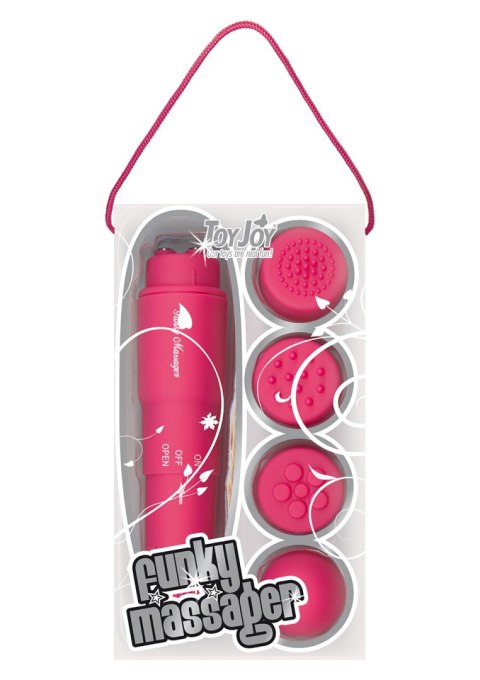 Masażer ToyJoy Funky różowy na baterie AA