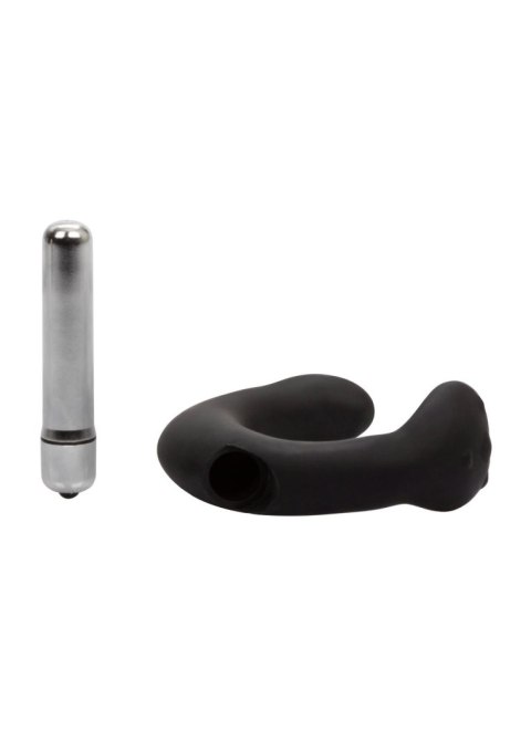 Masażer prostaty P Rock Calexotics silikonowy czarny 12 cm wodoodporny