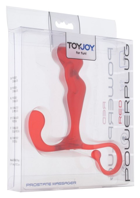Masażer prostaty ToyJoy Power Plug TPE czerwony 3.5 cm