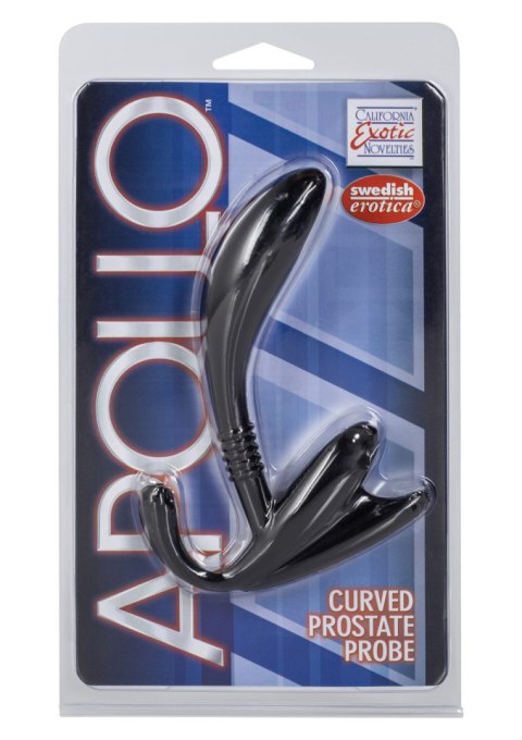 Masażer prostaty zakrzywiony Calexotics czarny 11.5 cm