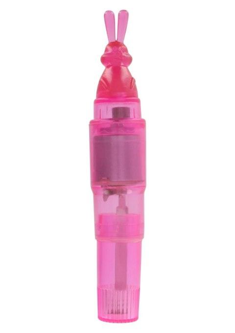 Mini wibrator króliczek ToyJoy różowy 13 cm