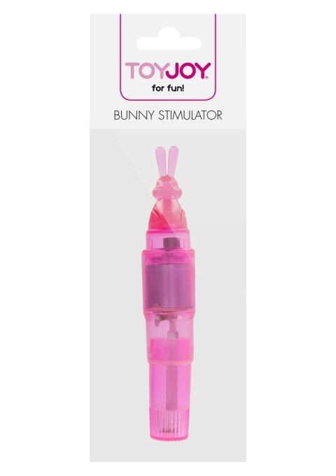 Mini wibrator króliczek ToyJoy różowy 13 cm