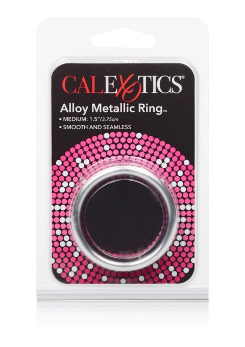 Pierścień erekcyjny aluminiowy Calexotics srebrny 4 cm