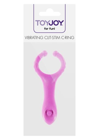 Pierścień wibrujący ToyJoy fioletowy 10 cm