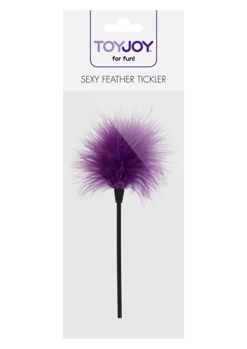 Piórko łaskoczące ToyJoy fioletowe 22 cm