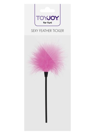 Piórko łaskoczące ToyJoy różowe 22 cm
