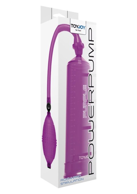 Pompka do penisa ToyJoy Power Pump fioletowa