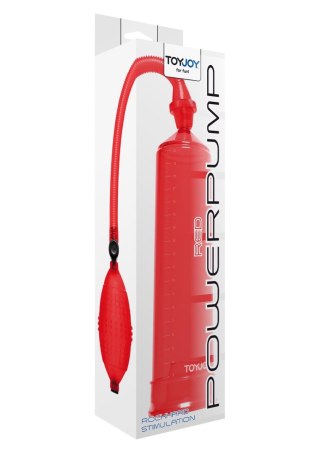 Pompka penisowa ToyJoy Power Pump czerwona