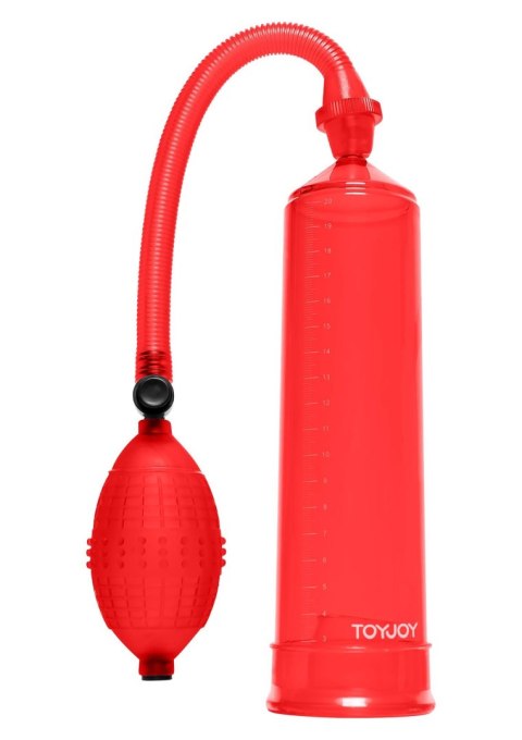 Pompka penisowa ToyJoy Power Pump czerwona