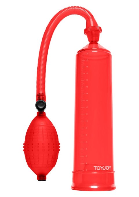 Pompka penisowa ToyJoy Power Pump czerwona