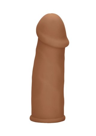 Przedłużka na penisa Futurotic Calexotics brązowa 14 cm