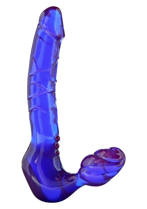 Strap on strapless ToyJoy fioletowy 4 cm