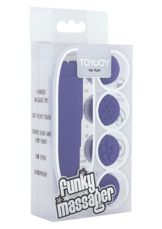 Stymulator łechtaczki Funky Massager ToyJoy fioletowy