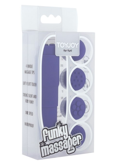 Stymulator łechtaczki Funky Massager ToyJoy fioletowy