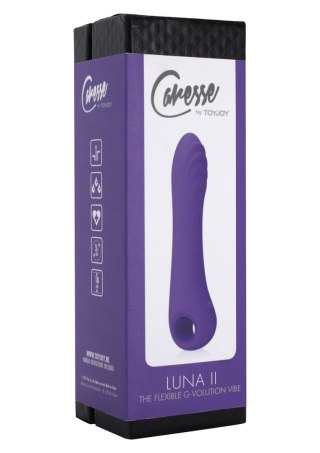 Wibrator G spot elastyczny ToyJoy Luna II fioletowy 18.5 cm