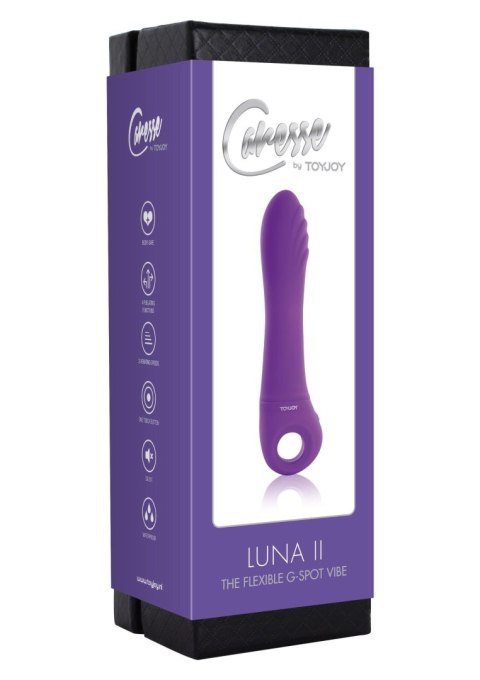 Wibrator G spot elastyczny ToyJoy Luna II fioletowy 18.5 cm