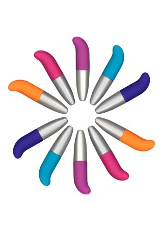 Wibrator punktu G ToyJoy Viberette fioletowy mini 12 cm AA