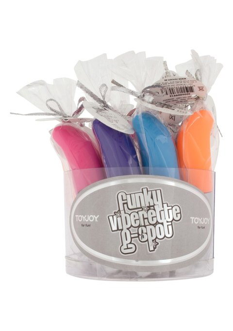 Wibrator punktu G ToyJoy Viberette fioletowy mini 12 cm AA
