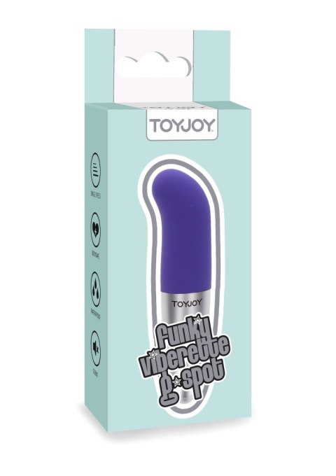 Wibrator punktu G ToyJoy Viberette fioletowy mini 12 cm AA