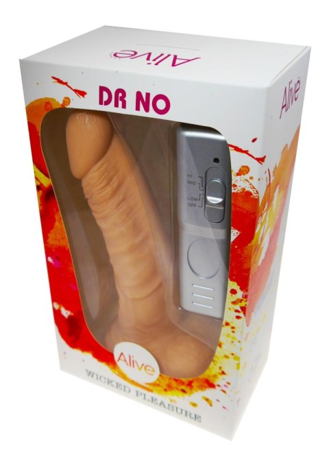 Wibrator realistyczny Alive Dr No z przyssawką