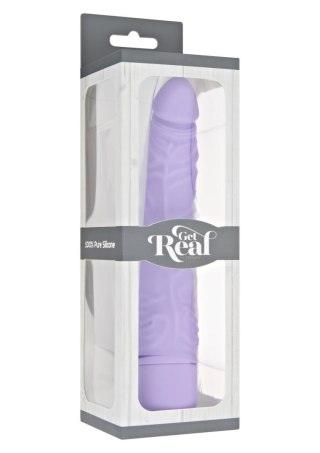Wibrator silikonowy ToyJoy Classic Slim fioletowy 20.7 cm