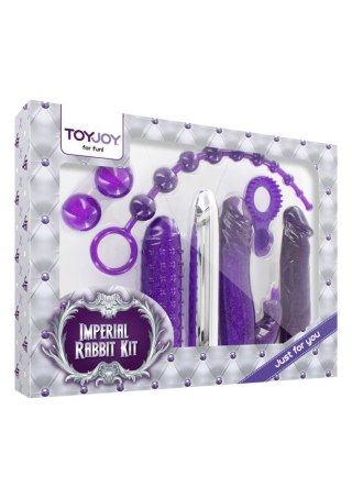 Zestaw erotyczny Imperial Rabbit Kit fioletowy ToyJoy