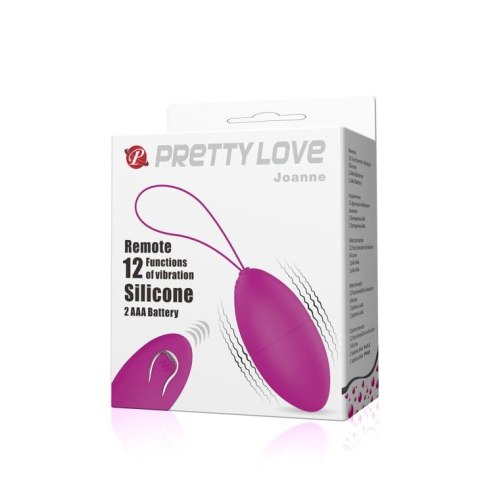 Bezprzewodowe jajko wibrujące Pretty Love Joanne 12 funkcji