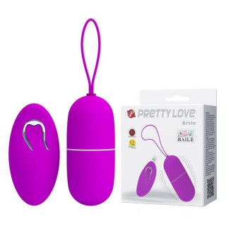 Jajko wibrujące bezprzewodowe Pretty Love Arvin 12 trybów