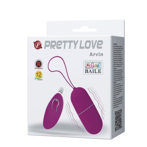 Jajko wibrujące bezprzewodowe Pretty Love Arvin 12 trybów
