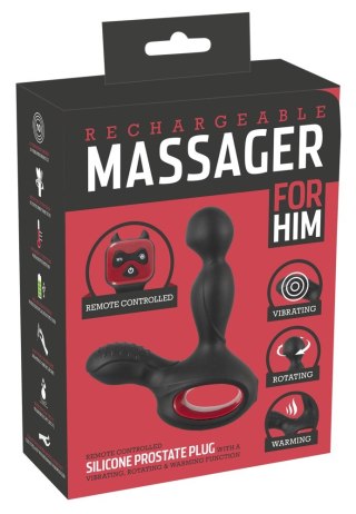 Masażer prostaty silikonowy You2Toys USB z pilotem