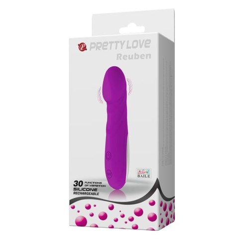 Silikonowy wibrator punktu G Pretty Love Reuben USB 30 funkcji