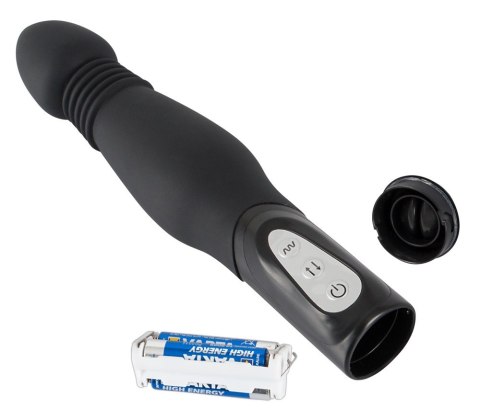 Wibrator analny wstrząsowy You2Toys czarny silikonowy 23,5 cm